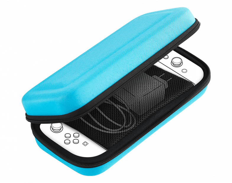 NSW TRANSPORT CASE-L FOR N-SWITCH BLUE (BB2056BLUE) - DataBlitz