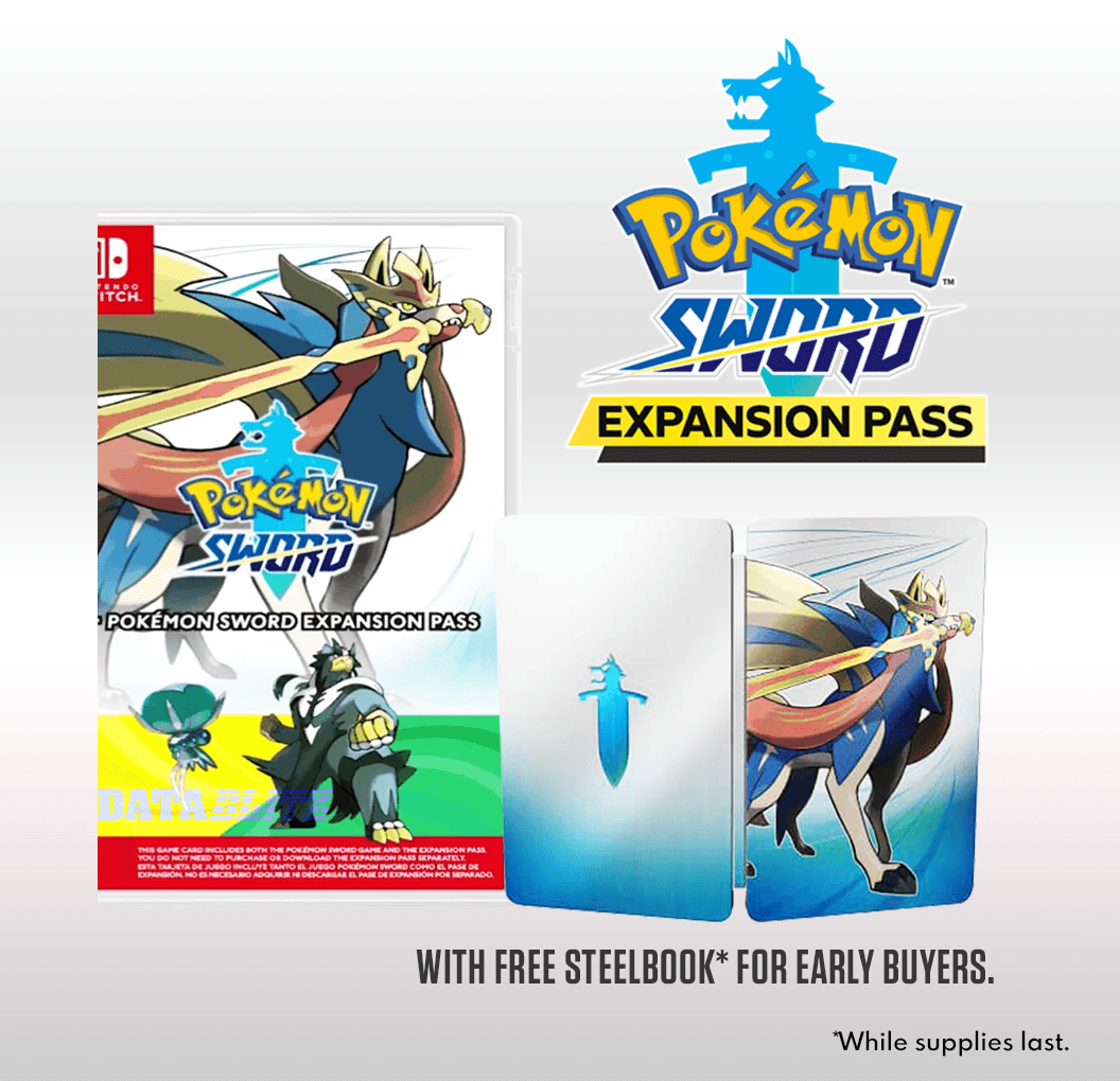 Nintendo Switch Pokemon Sword + Pokemon Sword Expansion Pass
