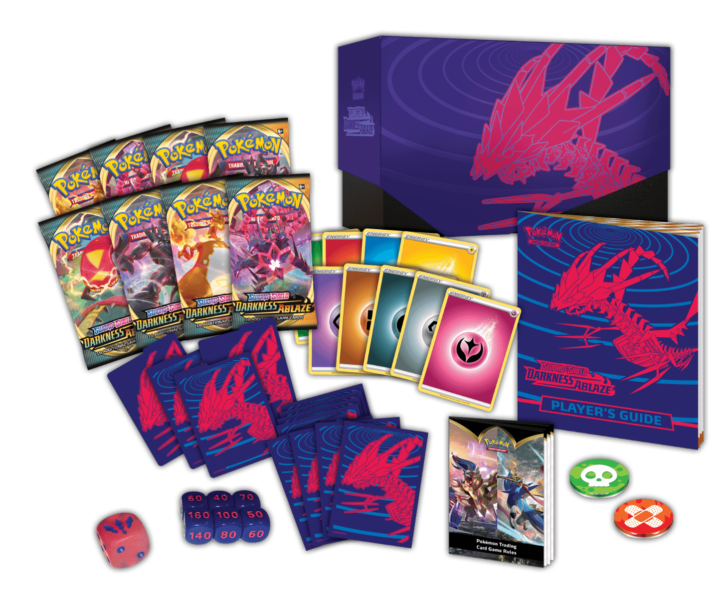 POKEMON TRADING CARD GAME SS3 SWORD & SHIELD DARKNESS ABLAZE ELITE TRAINER BOX - DataBlitz