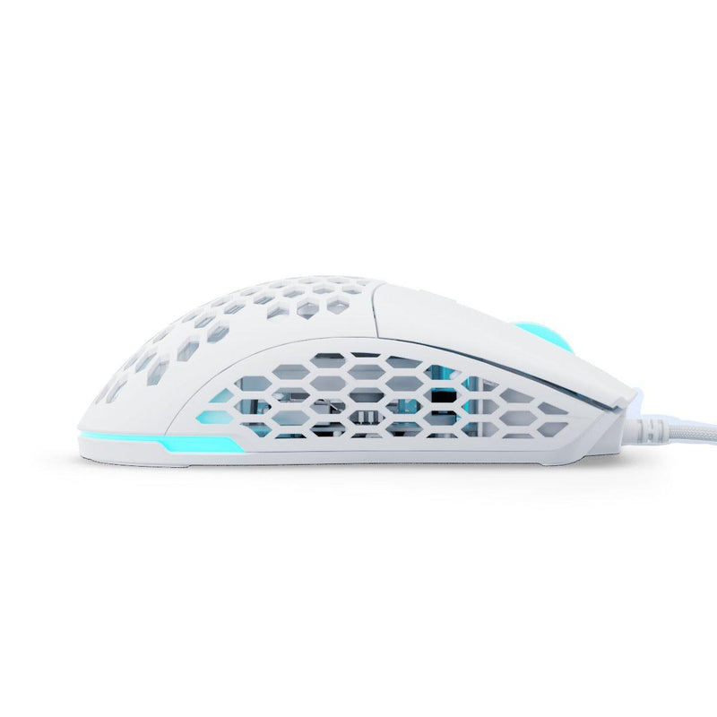 PWNAGE Ultra Custom Symm 2 Wired RGB Gaming Mouse Honeycomb Sides (White) (W-UC-S-2-H-W) - DataBlitz