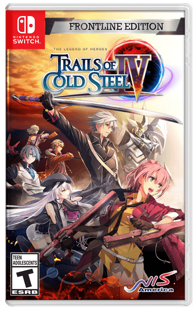 NINTENDO SWITCH THE LEGEND OF HEROES TRAILS OF COLD STEEL IV FRONTLINE EDITION