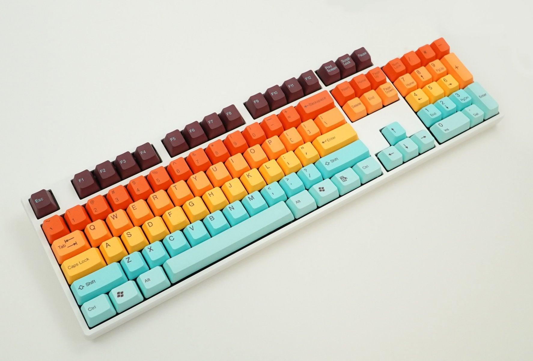 TAIHAO DOUBLE SHOT PBT KEYCAPS SET FOR CHERRY MX SWITCH (104-KEYS) (HAWAII) (C02RB602) - DataBlitz