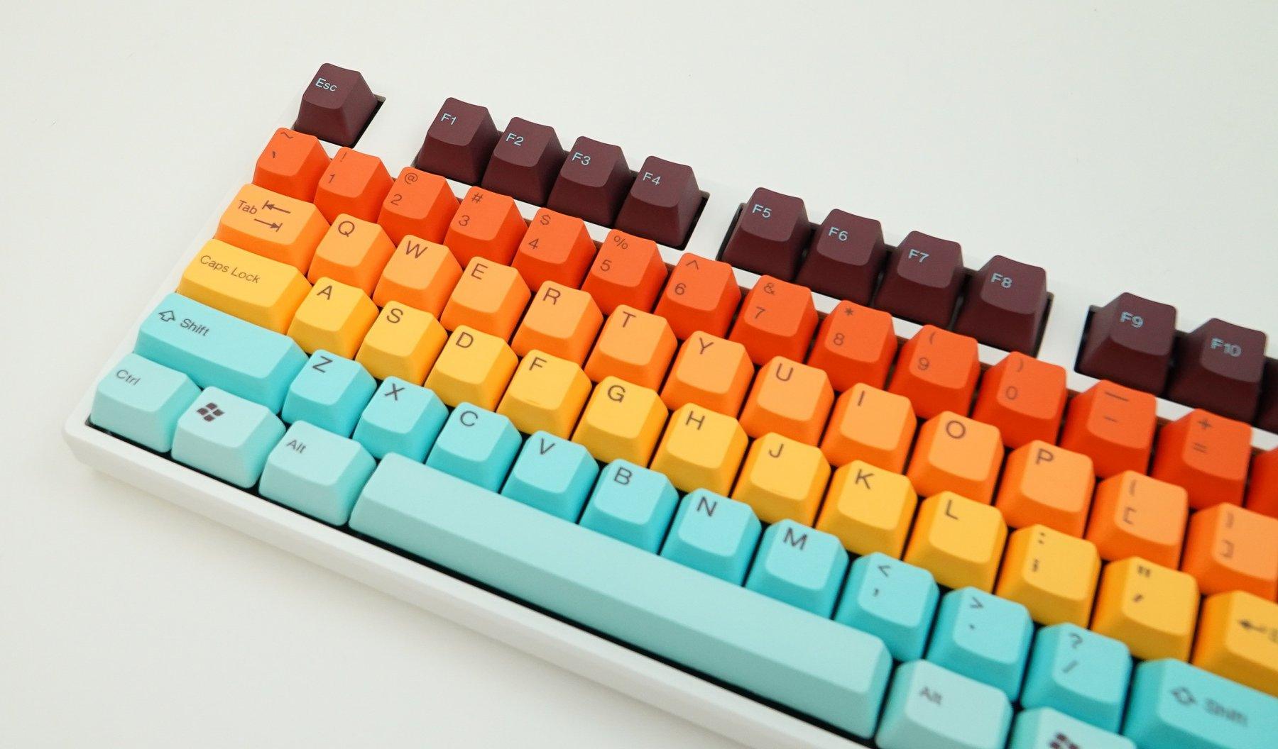 TAIHAO DOUBLE SHOT PBT KEYCAPS SET FOR CHERRY MX SWITCH (104-KEYS) (HAWAII) (C02RB602) - DataBlitz