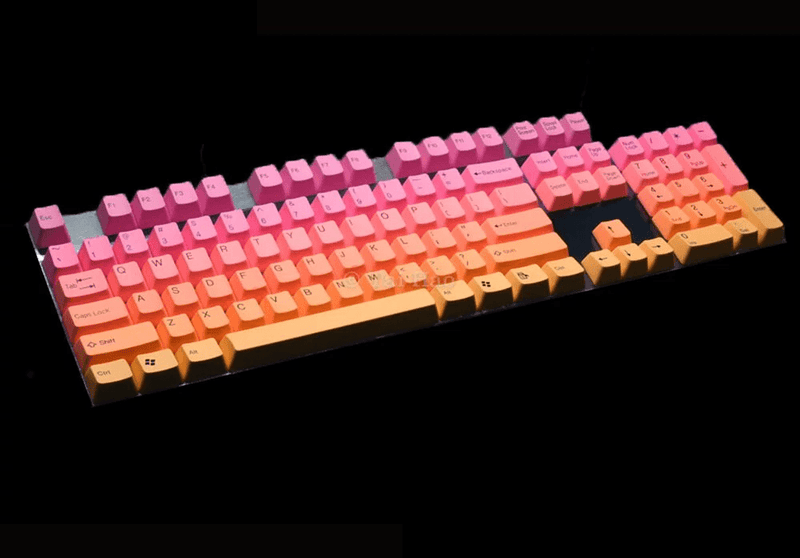 Taihao Double Shot PBT Keycaps Set For Cherry Mx Switch (104-Keys) (Sunshine) (C02RB601) - DataBlitz