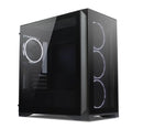 Tecware Vision M High Airflow MATX Dual Tempered Glass PC Case (Black)