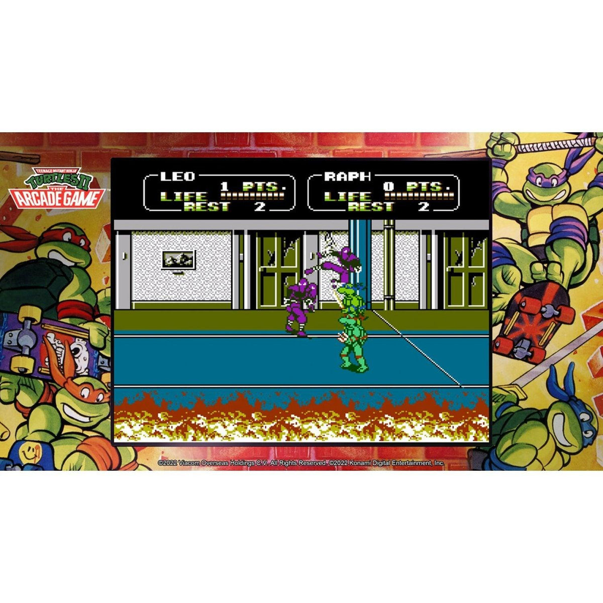 NINTENDO SWITCH TEENAGE MUTANT NINJA TURTLES THE COWABUNGA COLLECTION