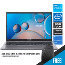 ASUS X515EA-EJ913T LAPTOP (SLATE GREY | 15.6" FHD | i3-1115G4 | 8GB DDR4 | 128GB SSD | INTEL UHD | WIN10 + ASUS NEREUS BACKPACK (BLACK) - DataBlitz