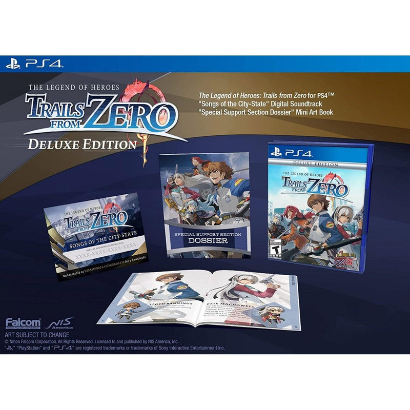 PS4 The Legend Of Heroes Trails From Zero Deluxe Edition All (US) (ENG/FR) - DataBlitz