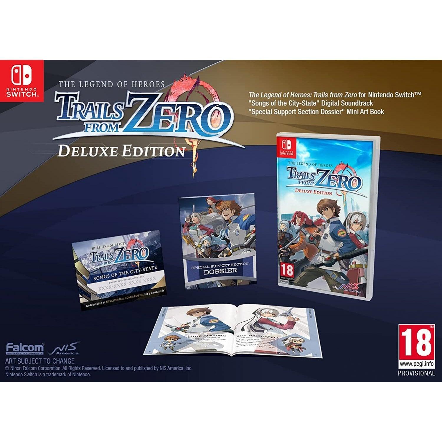 NINTENDO SWITCH THE LEGEND OF HEROES TRAILS FROM ZERO DELUXE EDITION