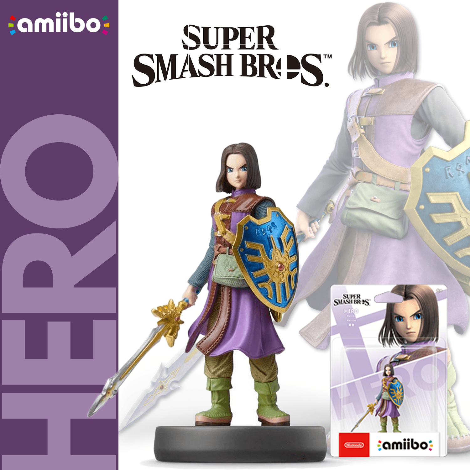NINTENDO AMIIBO SUPER SMASH BROS. HERO - DataBlitz