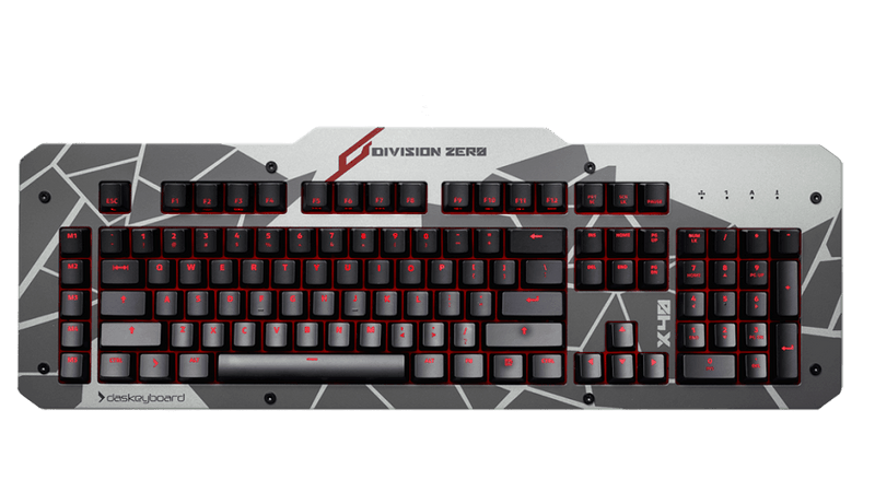 Division Zero Pro Gaming Gear X40 Top Panel Defamer Silver - DataBlitz