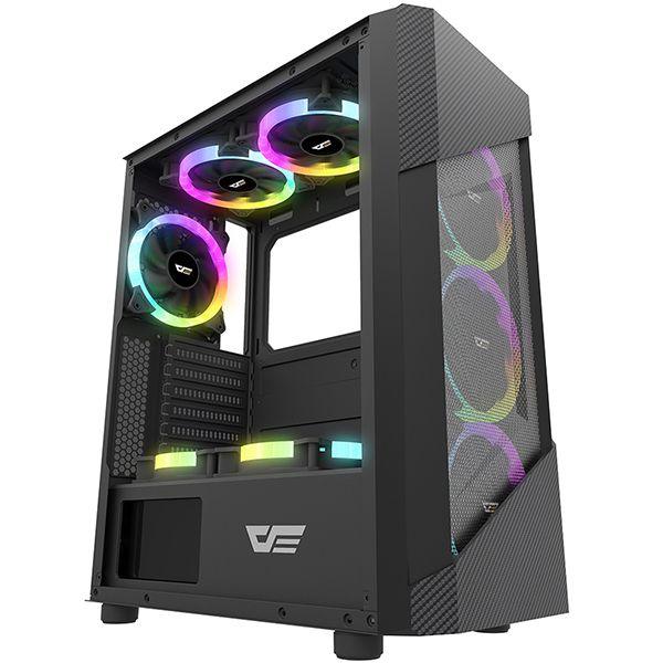 Darkflash Pollux PC Gaming Case (Black) - DataBlitz