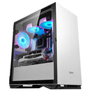 Darkflash DLM 22 Luxury M-ATX PC Case (White)