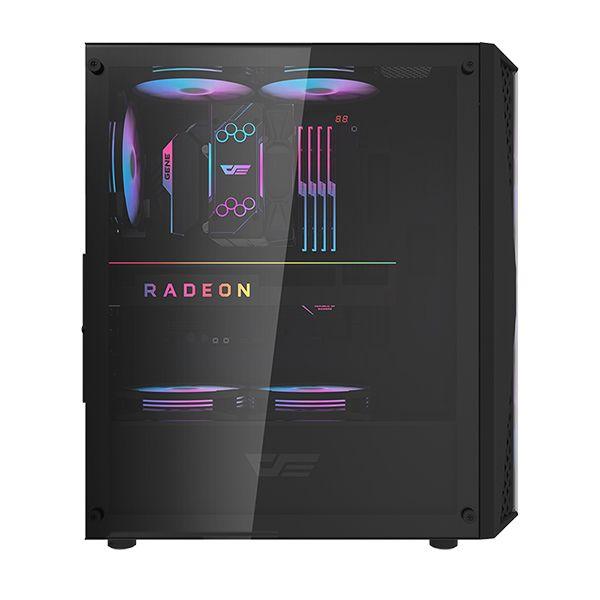 Darkflash DK352 Plus ATX Gaming PC Case (Black) - DataBlitz