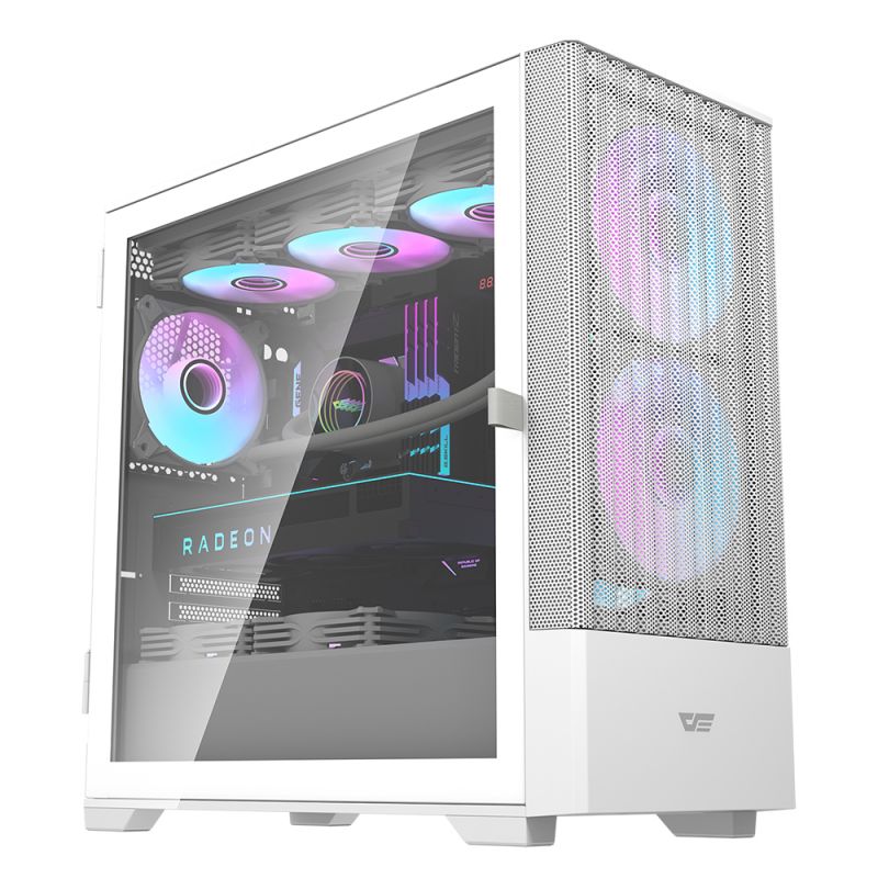 Darkflash DK415M M-ATX PC Case (White)
