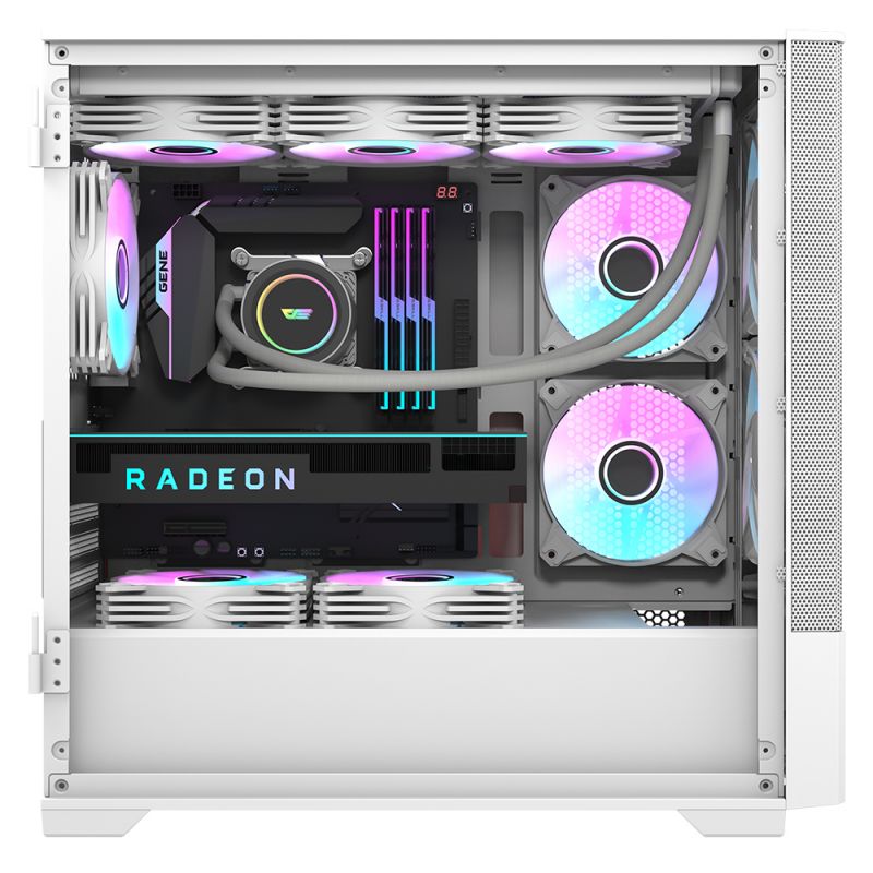 Darkflash DK415M M-ATX PC Case (White)