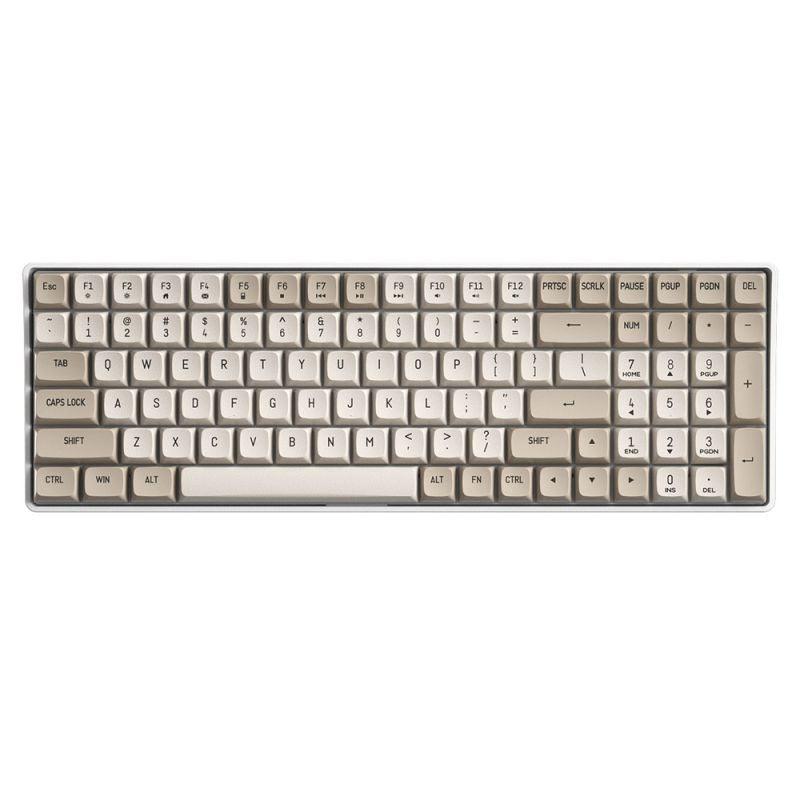 Darkflash GD100 Mechanical Keyboard (Milky & Brown) (Yellow Switch) - DataBlitz