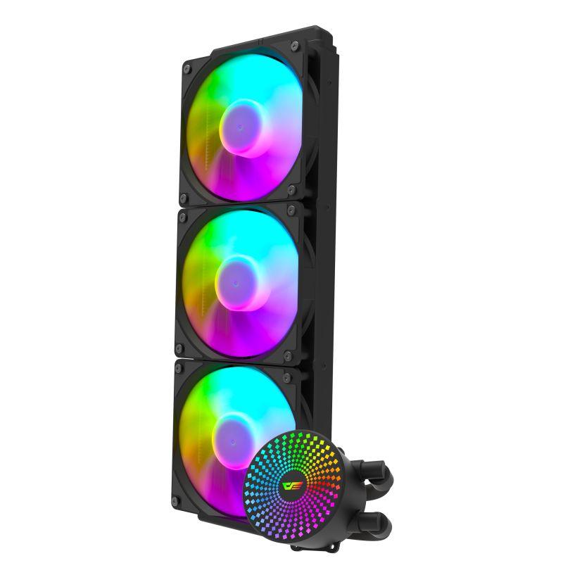 Dark Flash Rc360 Darkflash Radiant DC-360 ARGB All-In-One 360MM Liquid CPU Cooler (Black ...