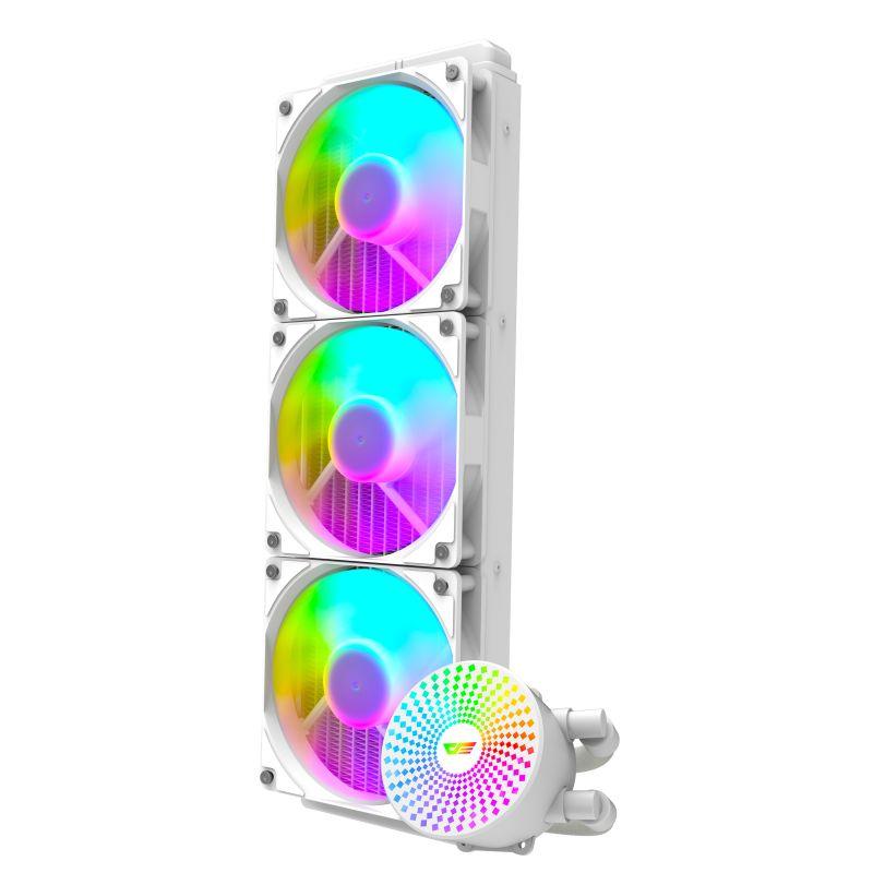 Darkflash Radiant DC-360 ARGB All-In-One 360MM Liquid CPU Cooler (White) - DataBlitz