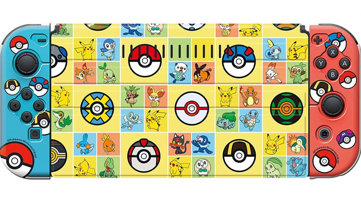 KEYS FACTORY NSW POKEMON POCKET MONSTER TPU PROTECTOR SET FOR NINTENDO SWITCH (TYPE-A) (CKT-002-1) - DataBlitz