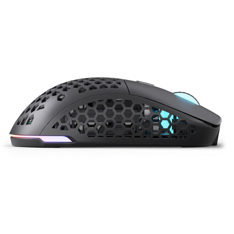 PWNAGE Ultra Custom Symm 1 Gen 2.0 RGB Wireless Gaming Mouse Honeycomb Sides (Black) (UC-S-H-B) - DataBlitz