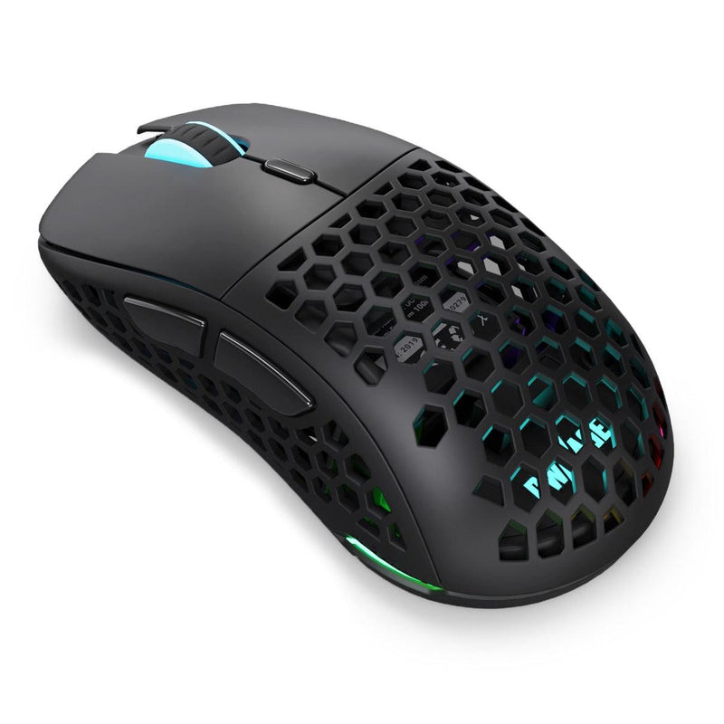 PWNAGE Ultra Custom Symm 1 Gen 2.0 RGB Wireless Gaming Mouse Honeycomb Sides (Black) (UC-S-H-B) - DataBlitz
