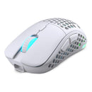 PWNAGE Ultra Custom Symm 1 Gen 2.0 RGB Wireless Gaming Mouse Honeycomb Sides (White) (UC-S-H-W) - DataBlitz