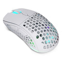 PWNAGE Ultra Custom Symm 1 Gen 2.0 RGB Wireless Gaming Mouse Honeycomb Sides (White) (UC-S-H-W) - DataBlitz