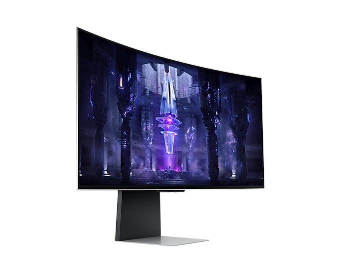 Samsung Odyssey OLED G8 LS34BG850SEXXP 34-INCH 0.1MS 175HZ Ultra WQHD Smart Curved Gaming Monitor (Silver) - DataBlitz
