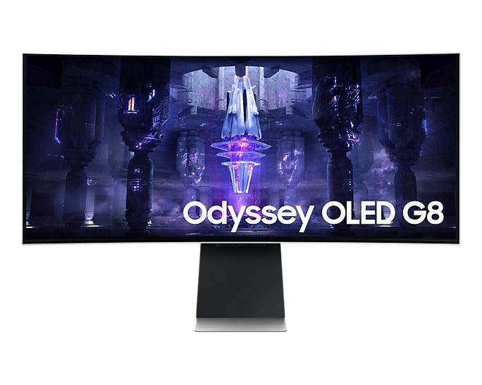 Samsung Odyssey OLED G8 LS34BG850SEXXP 34-INCH 0.1MS 175HZ Ultra WQHD Smart Curved Gaming Monitor (Silver) - DataBlitz