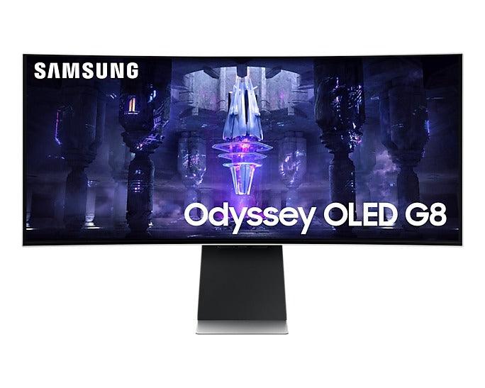 Samsung Odyssey OLED G8 LS34BG850SEXXP 34-INCH 0.1MS 175HZ Ultra WQHD Smart Curved Gaming Monitor (Silver) - DataBlitz
