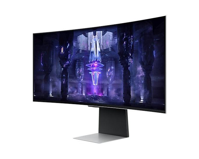 Samsung Odyssey OLED G8 LS34BG850SEXXP 34-INCH 0.1MS 175HZ Ultra WQHD Smart Curved Gaming Monitor (Silver) - DataBlitz