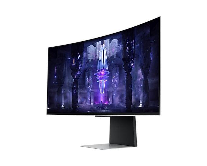 Samsung Odyssey OLED G8 LS34BG850SEXXP 34-INCH 0.1MS 175HZ Ultra WQHD Smart Curved Gaming Monitor (Silver) - DataBlitz