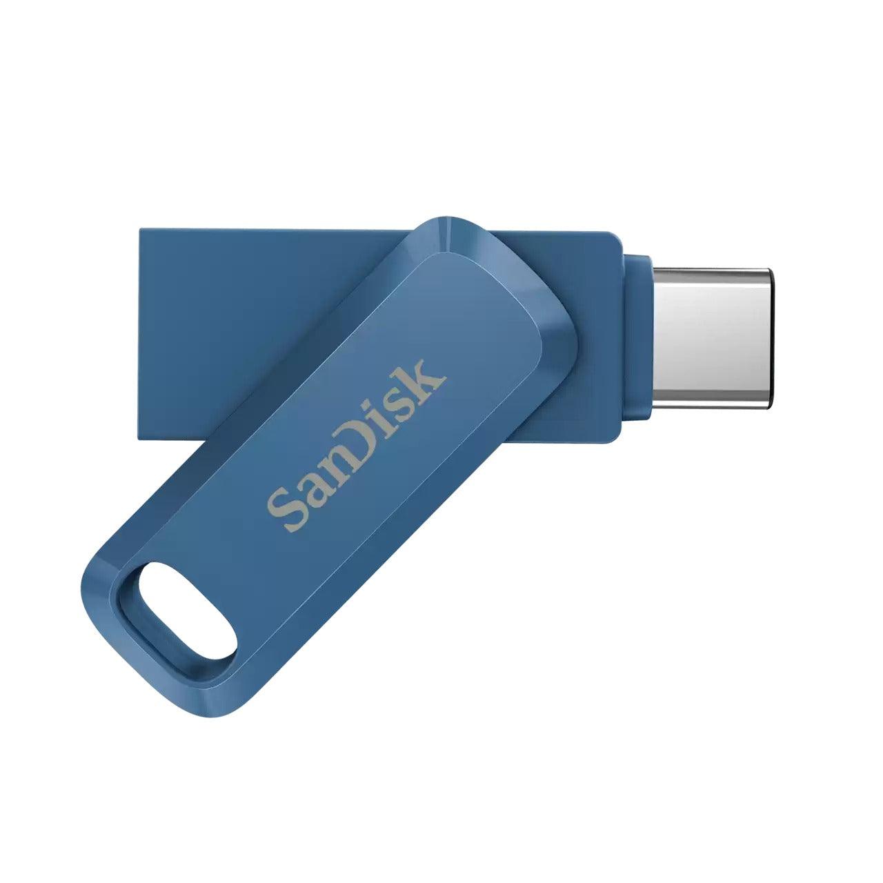 Sandisk Ultra Dual Drive Go USB 3.1 Type-C 512GB Flash Drive (Navy Blue) - DataBlitz