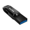 SANDISK ULTRA DUAL DRIVE GO USB 3.1 TYPE-C 256GB FLASH DRIVE (BLACK) - DataBlitz