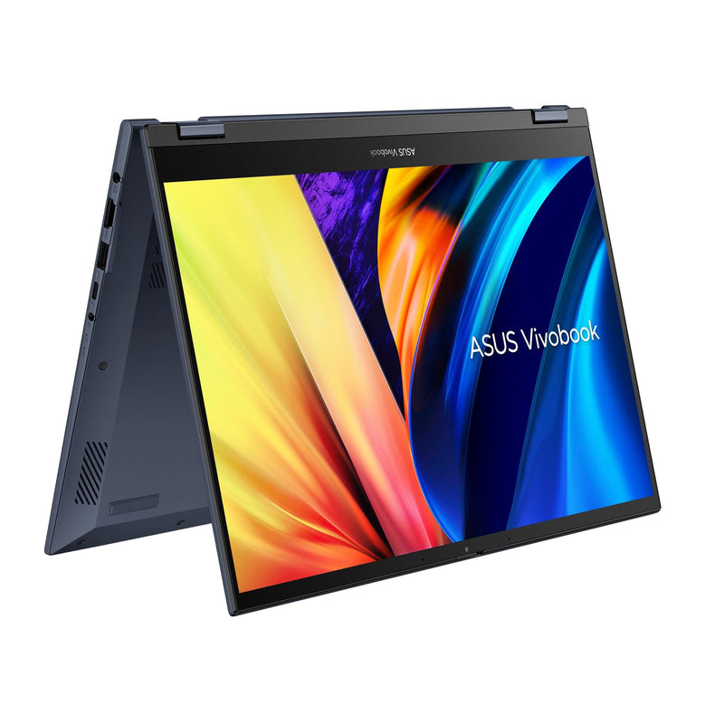 Asus Vivobook S 14 Flip TP3402ZA-KN111WS Laptop (Quiet Blue) | 14”  2.8K Oled | i7-12700H | 8GB RAM DDR4 | 512 GB SSD | Iris Xᵉ Graphics | Windows 11 Home | MS Office Home & Student 2021 | Stylus Pen | Asus BP1504 Casual Backpack - DataBlitz