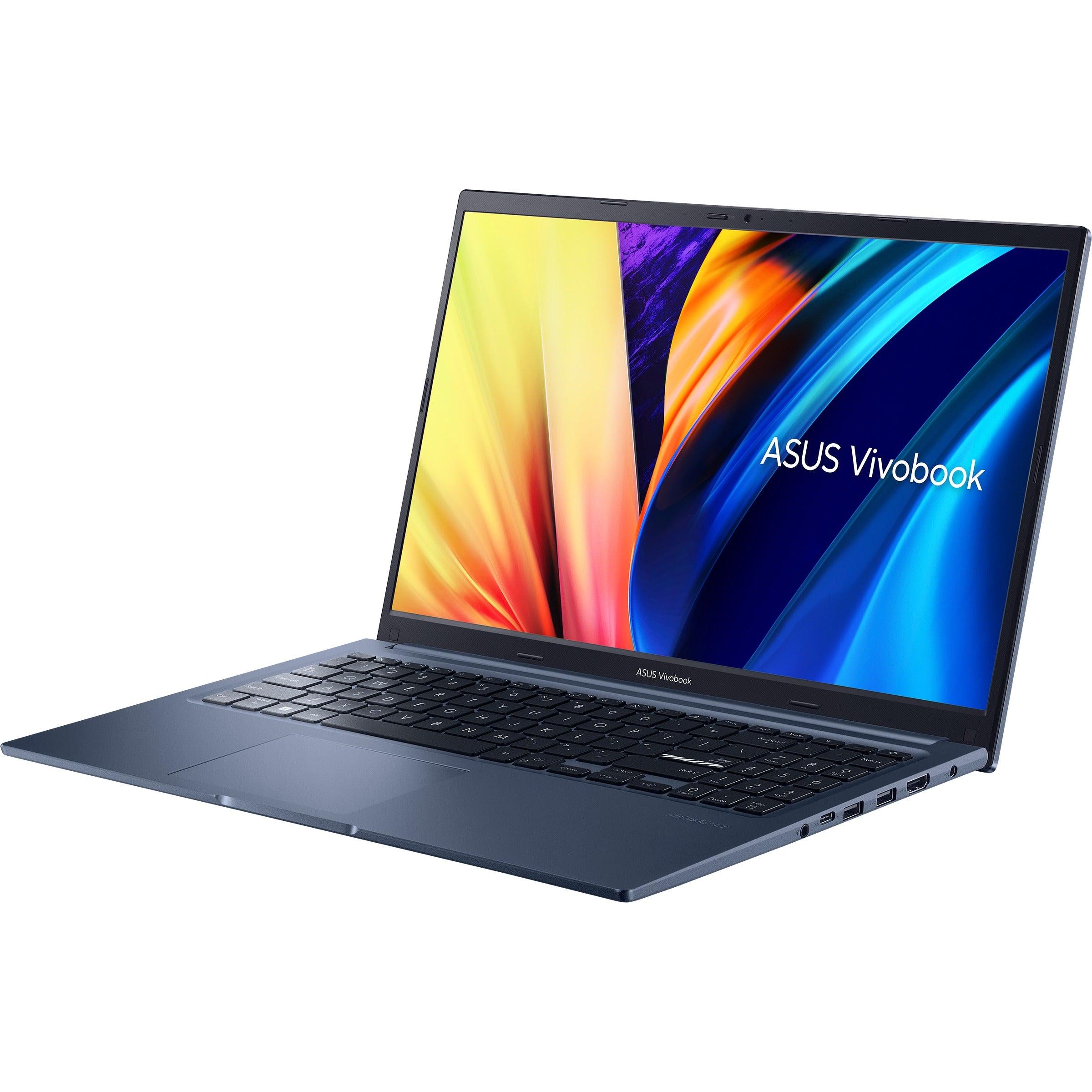 Asus Vivobook 15 X1502ZA-BQ167WS Laptop (Quiet Blue) | 15.6" FHD |  i7-1260P | 8GB DDR4 | 512 GB SSD | Intel® UHD Graphics | Windows 11 Home | MS Office Home & Student 2021 | Asus BP1504 Casual Backpack - DataBlitz