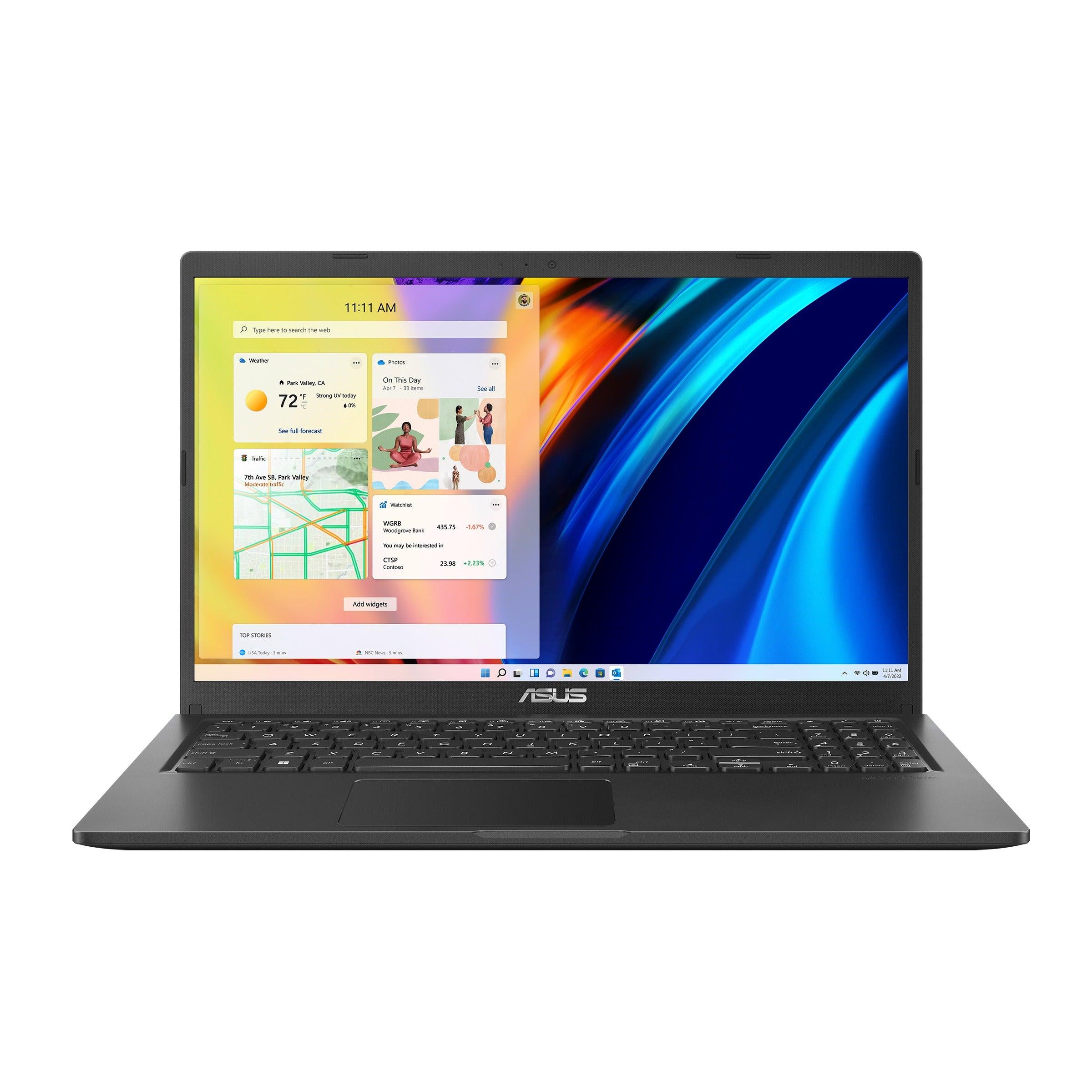 Asus Vivobook 15 X1500EP-BQ543WS Laptop (Indie Black) | 15.6" FHD | i5-1135G7 | 8 GB DDR4 | 512 GB SSD | MX330 | Windows 11 Home | MS Office Home & Student 2021 | Asus BP1504 Casual Backpack - DataBlitz