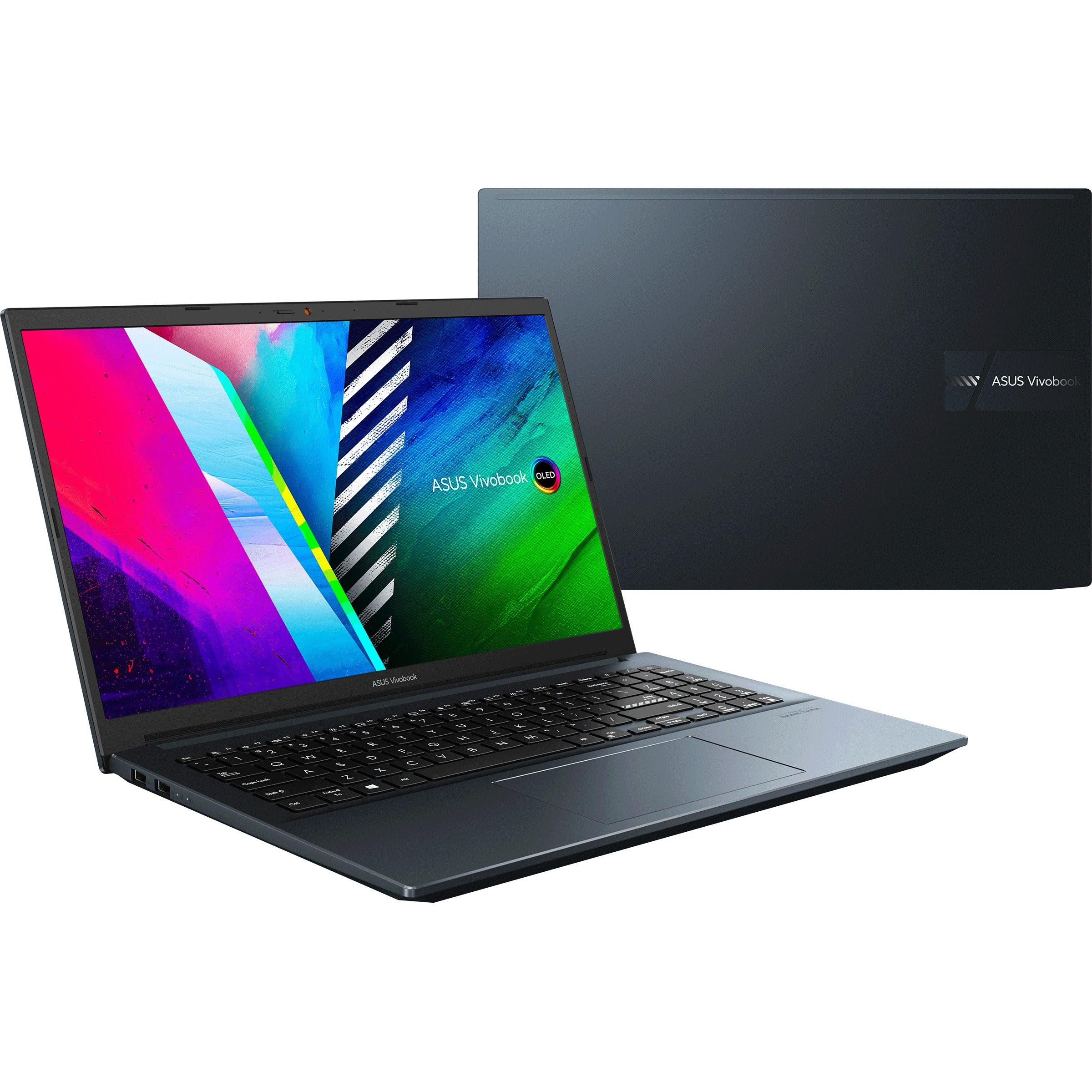 Asus Vivobook 15 OLED M3500QC-KJ498WS Laptop (Quiet Blue) | 15.6” FHD (1920 x 1080) | Ryzen™ 5 5600H | 512 GB SSD | RTX 3050 | Windows 11 Home | MS Office Home & Student 2021 | Asus BP1504 Casual Backpack - DataBlitz