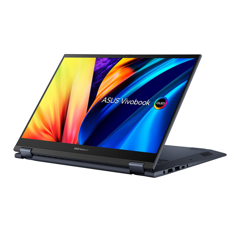 Asus Vivobook S 14 Flip OLED TN3402QA-KN041WS Laptop (Quiet Blue) | 14" (2880 x 1800) | Ryzen 5 5600H | 8GB DDR4 | 512 GB SSD | AMD Radeon Graphics | Windows 11 Home | MS Office Home & Student 2021 | Asus BP1504 Casual Backpack - DataBlitz