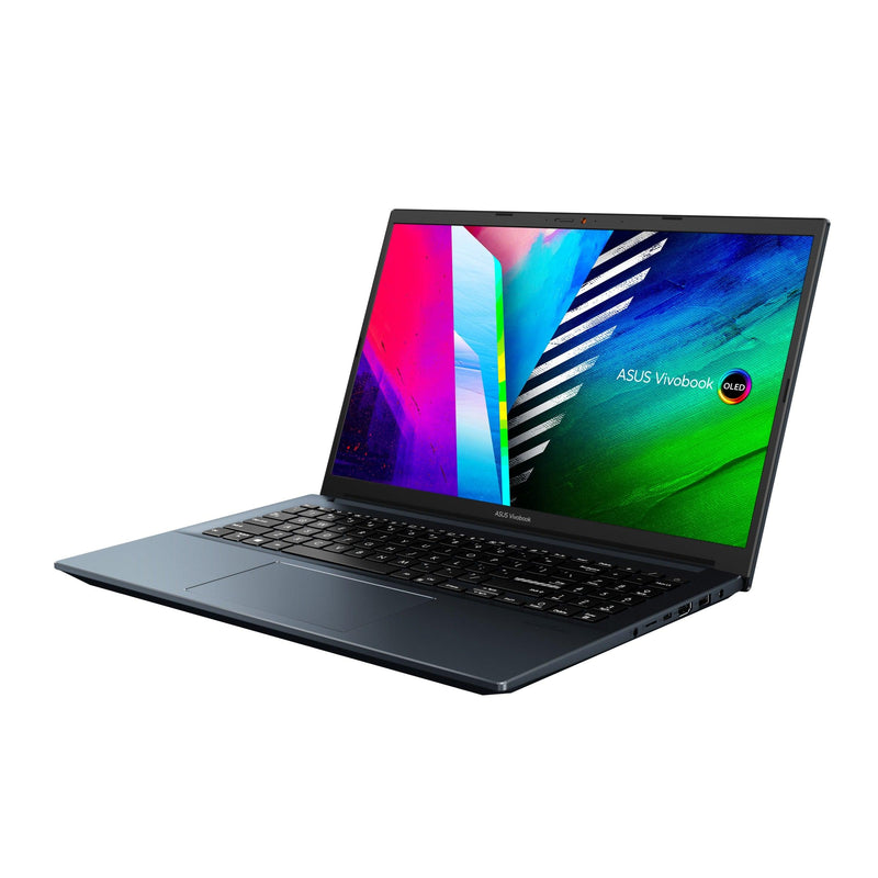 ASUS Vivobook Pro 15 OLED M3500QC-L1080TS Laptop (Quiet Blue) | 15.6" FHD | 16GB DDR4 | 512GB SSD | RTX™ 3050 | Windows 10 Home |  MS Office Home & Student 2021 | ASUS BP1504 Casual Backpack - DataBlitz