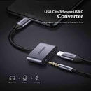 UGREEN Type-C Male To 3.5mm Audio+ Type-C Female Adapter (Gray) (CM193/50596) - DataBlitz