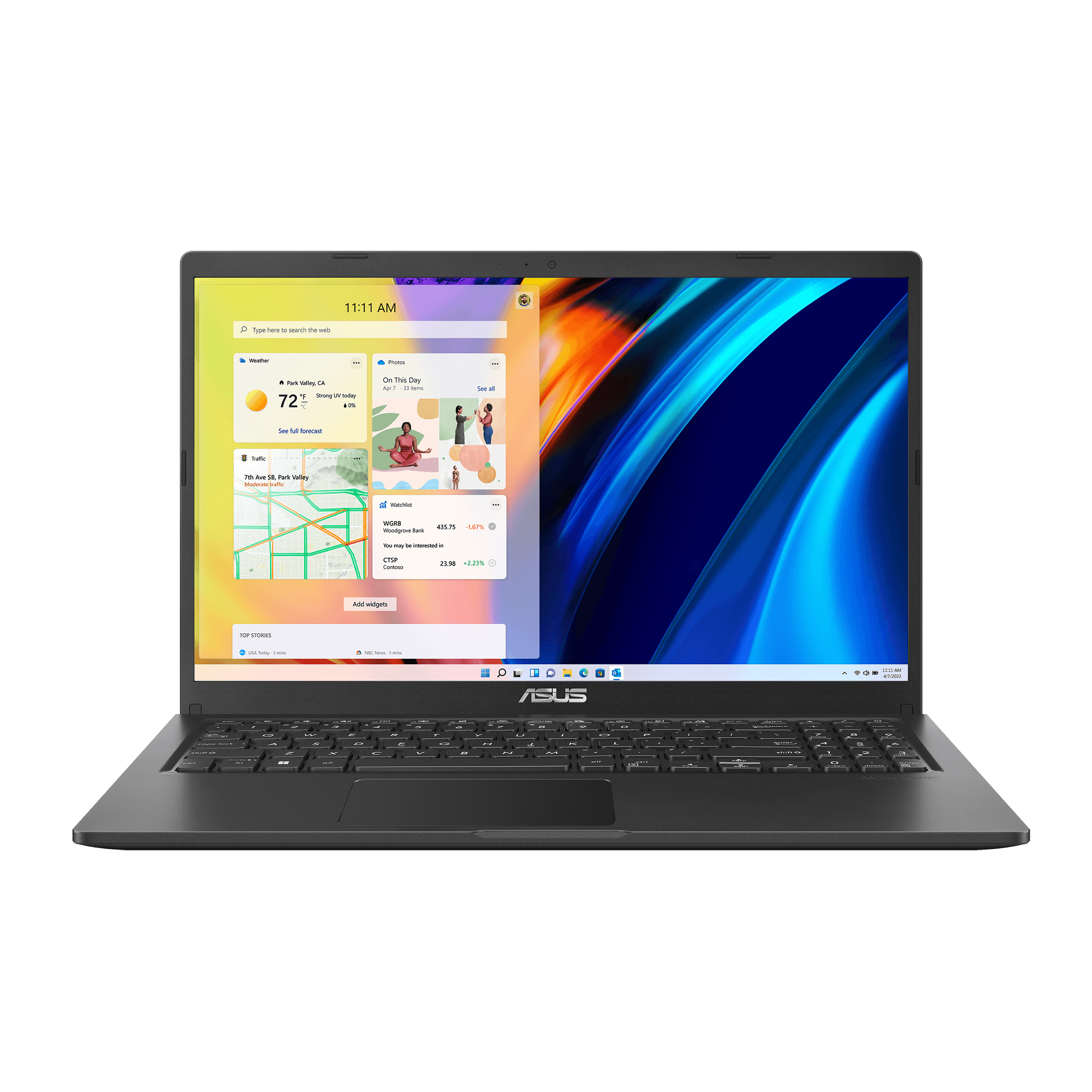 ASUS Vivobook 15 X1500EP-BQ542WS Laptop (Indie Black) | 15.6" FHD | Intel Core i7 1165G7 | 8GB DDR4 | 512GB SSD | GeForce MX330 | WIN11 + MS Office Home and Student + ASUS BP1504 Casual Backpack - DataBlitz