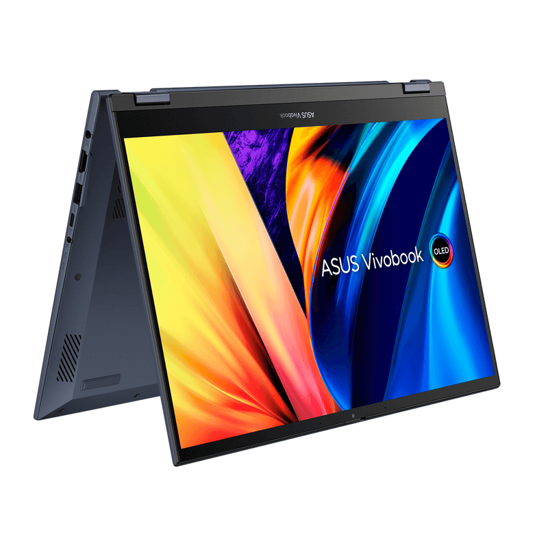 ASUS Vivobook S 14 FLIP OLED TN3402QA-KN090WS Laptop (Quiet Blue) | 14" 2.8K | Ryzen 7 5800H | 8GB DDR4 | 512 GB SSD | AMD Radeon Graphics | Windows 11 Home | MS Office H&S 2021 | Palmrest | ASUS Sleeve | Stylus Pen - DataBlitz