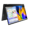 Asus Zenbook 14 Flip OLED UN5401RA-KU095WS Laptop (Jade Black) | 14" 4K (3840 x 2400) OLED | Ryzen™ 9 6900HX | 16GB LPDDR5 RAM | 512GB SSD | AMD Radeon™ Graphics | Windows 11 Home | MS Office Home & Student 2021 | Asus Sleeve - DataBlitz