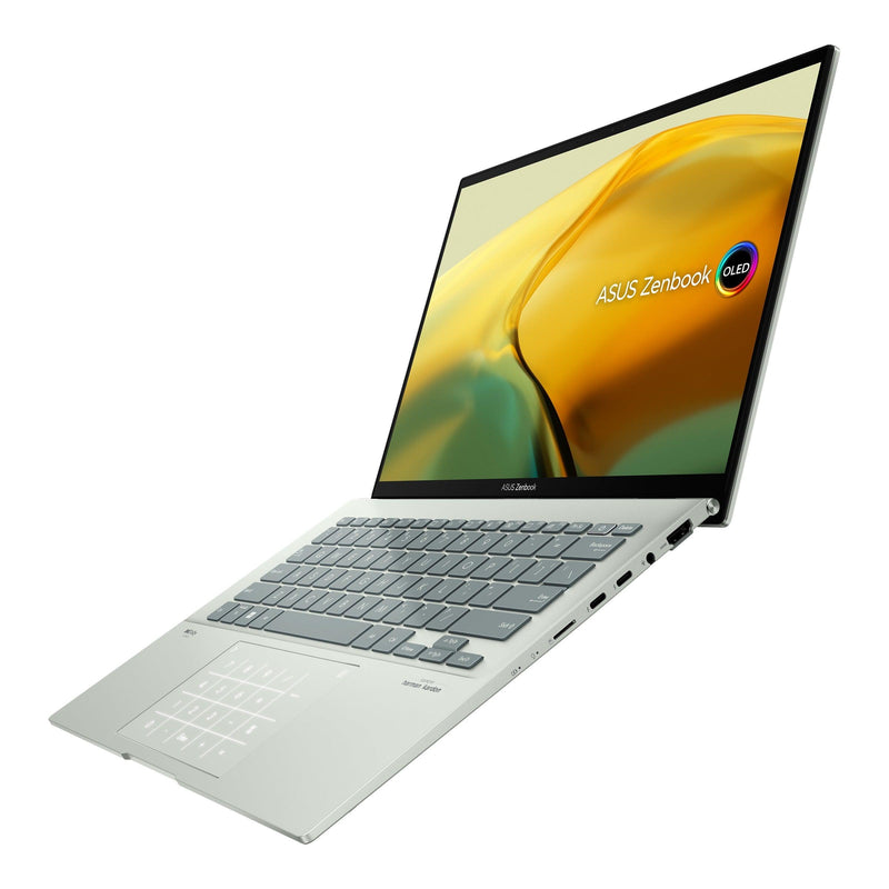 Asus Zenbook 14 OLED UX3402ZA-KM136WS Laptop (Aqua Celadon) | 14” 2.8K | i5-1240P | 16GB RAM | 512GB RAM | Intel Iris Xe Graphics | Windows 11 Home | MS Office H&S 2021 | Asus Sleeve - DataBlitz