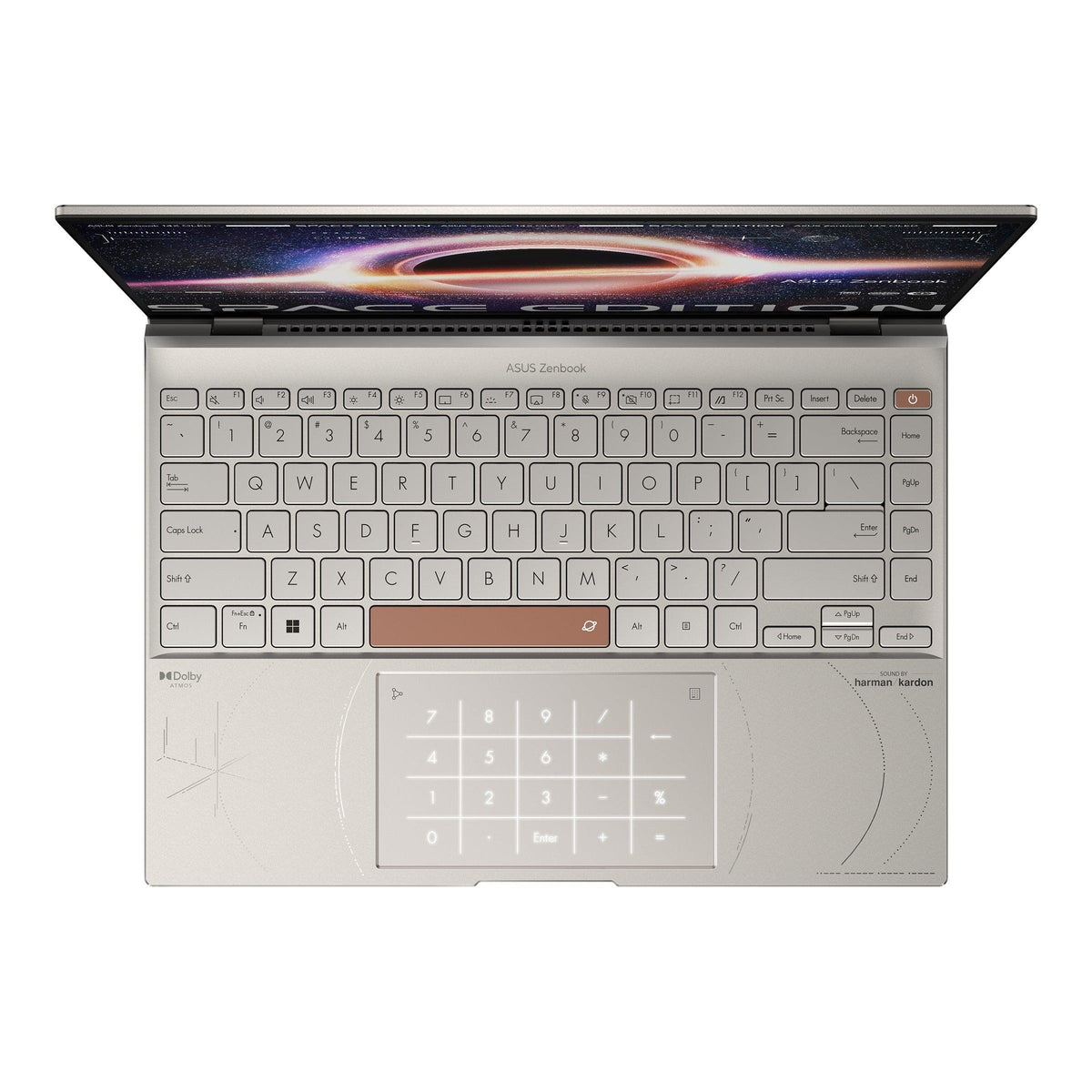 ASUS Zenbook 14X Space Edition UX5401ZAS-KN072WS Convertible Laptop (Zero-g Titanium) | 14”  2.8K Oled | i5-12500H | 16GB LPDDR5 | 512 GB SSD | Iris Xᵉ Graphics | Windows 11 Home | MS Office H&S 2021 | ASUS BP1504 Backpack - DataBlitz