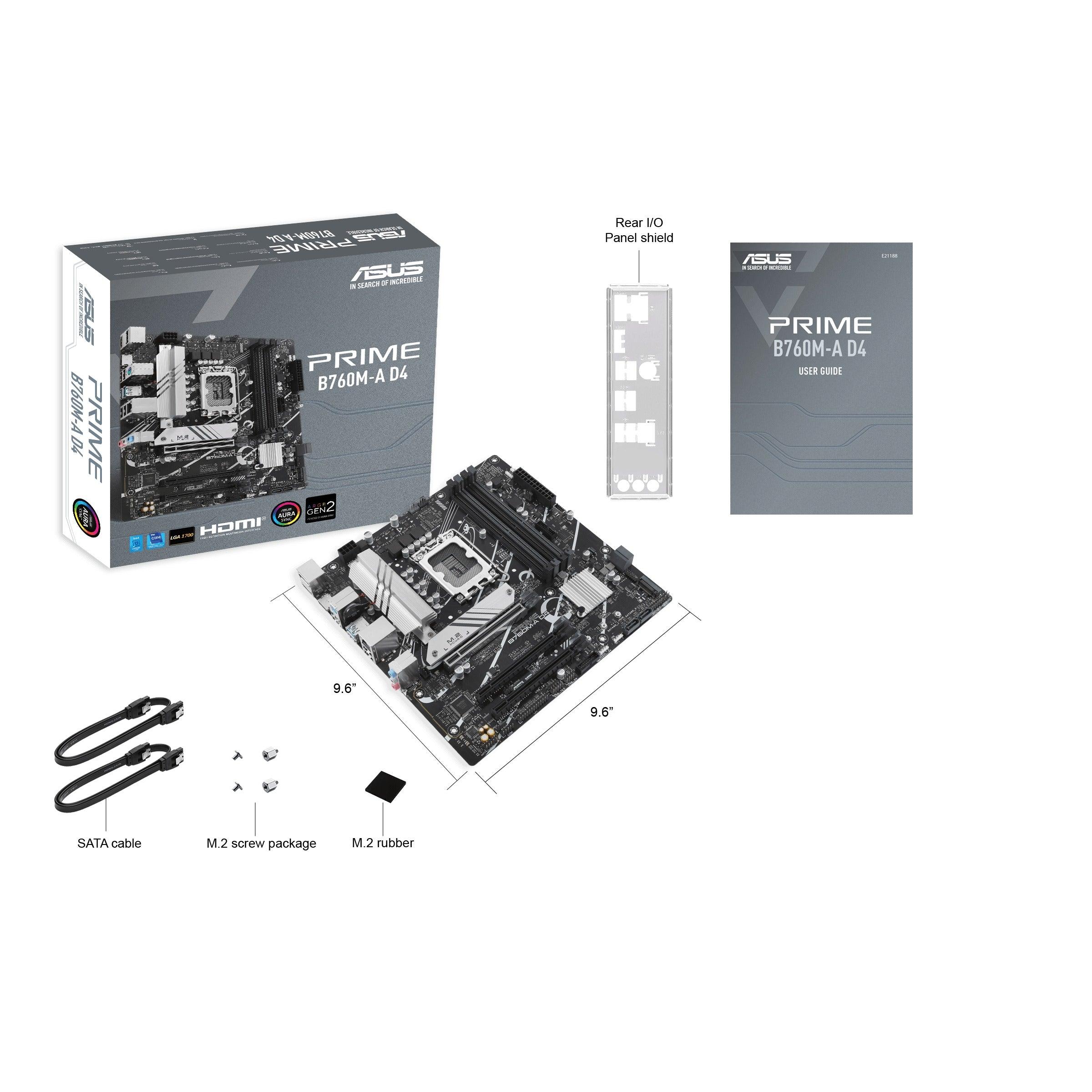 Asus Prime B760M-A D4 Motherboard - DataBlitz