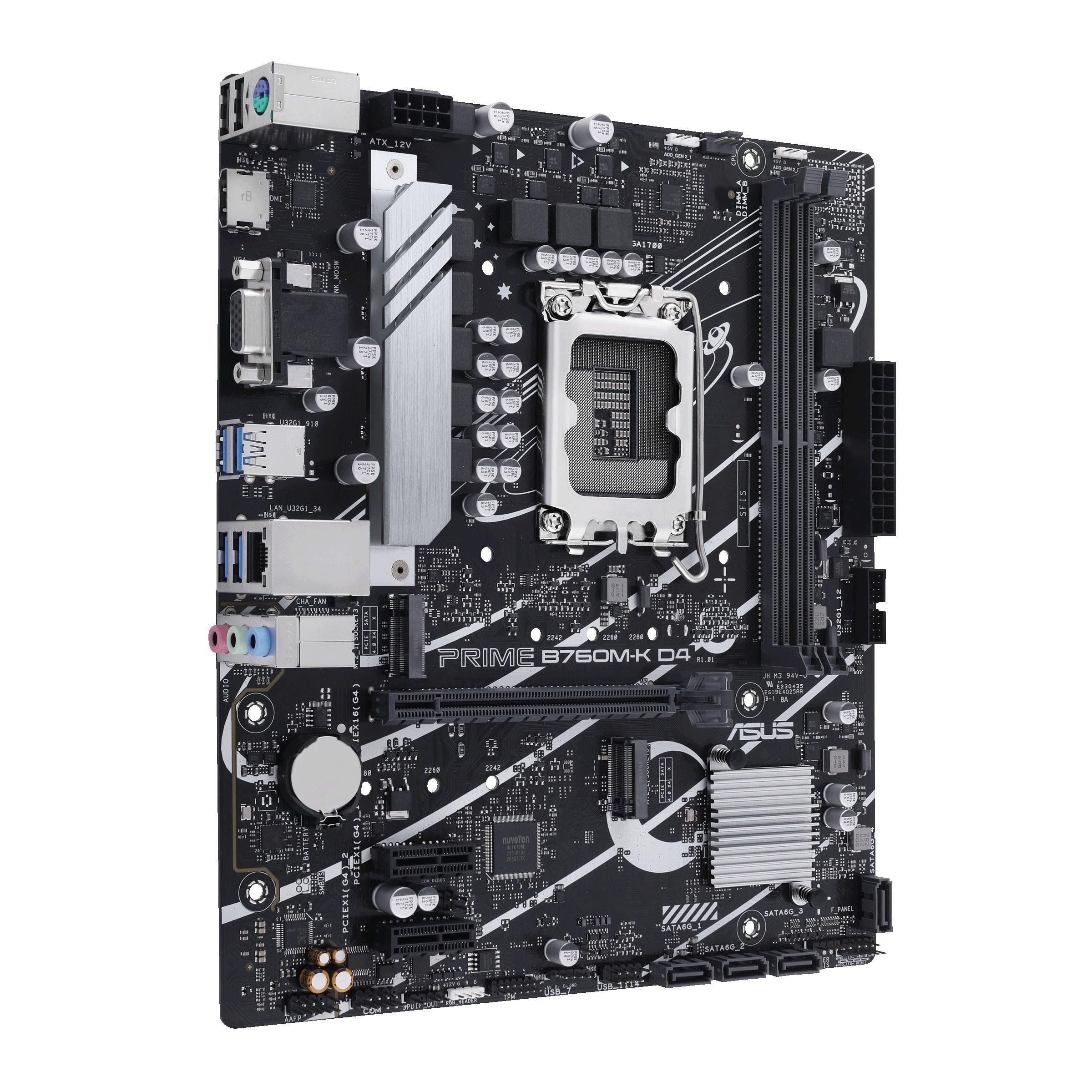 Asus Prime B760M-K D4 Motherboard - DataBlitz