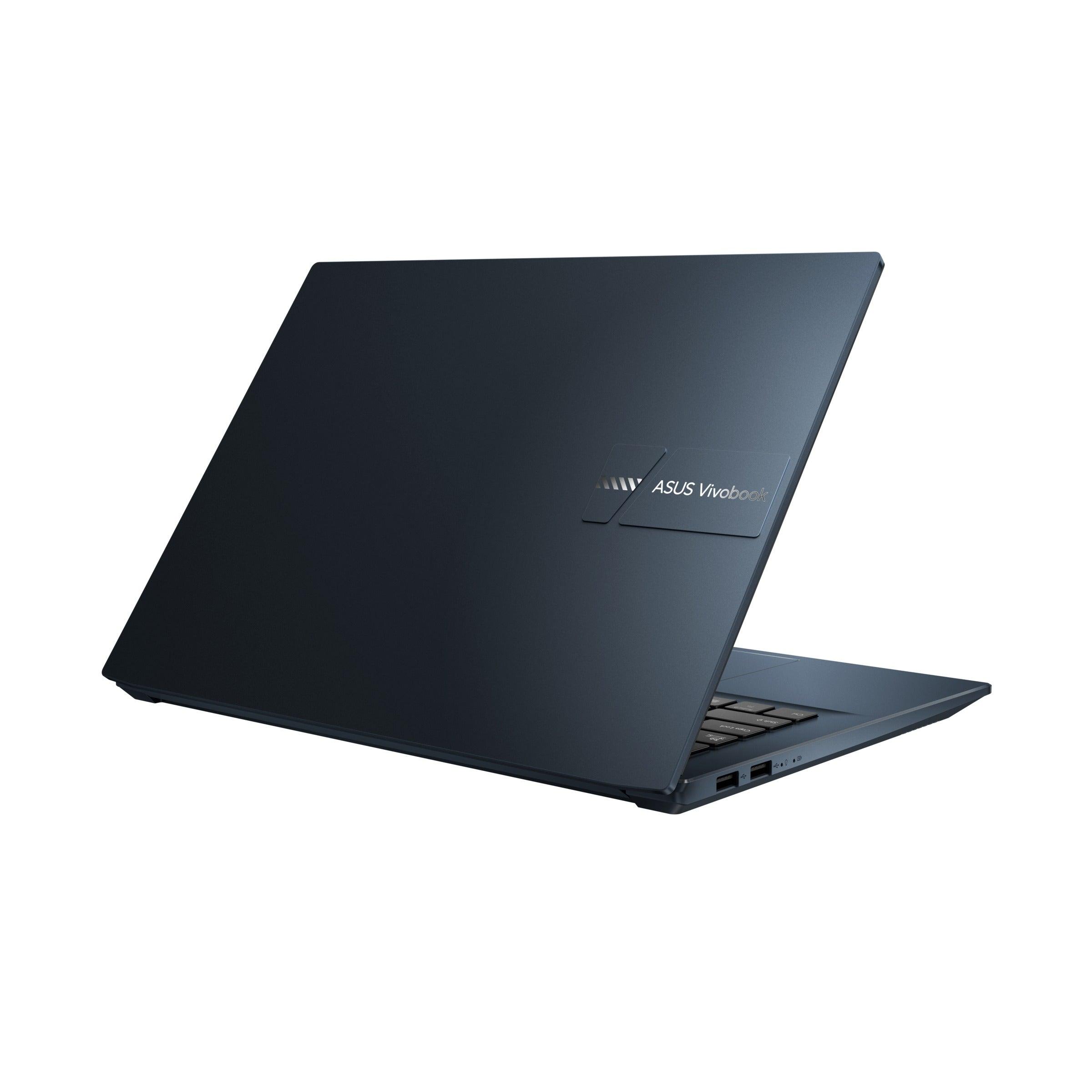 ASUS Vivobook Pro 14 OLED M3401QA-KM128WS Laptop (Quiet Blue) | 14" OLED | Ryzen™ 7 5800H | 512GB SSD | AMD Radeon™ Graphics  | Windows 11 Home | MS Office Home & Student 2021 | ASUS BP1504 Casual Backpack - DataBlitz